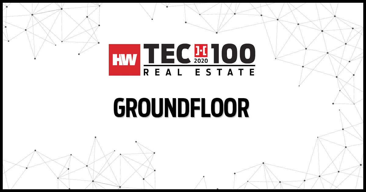 2020 HW Tech100 Real Estate winner GROUNDFLOOR HousingWire