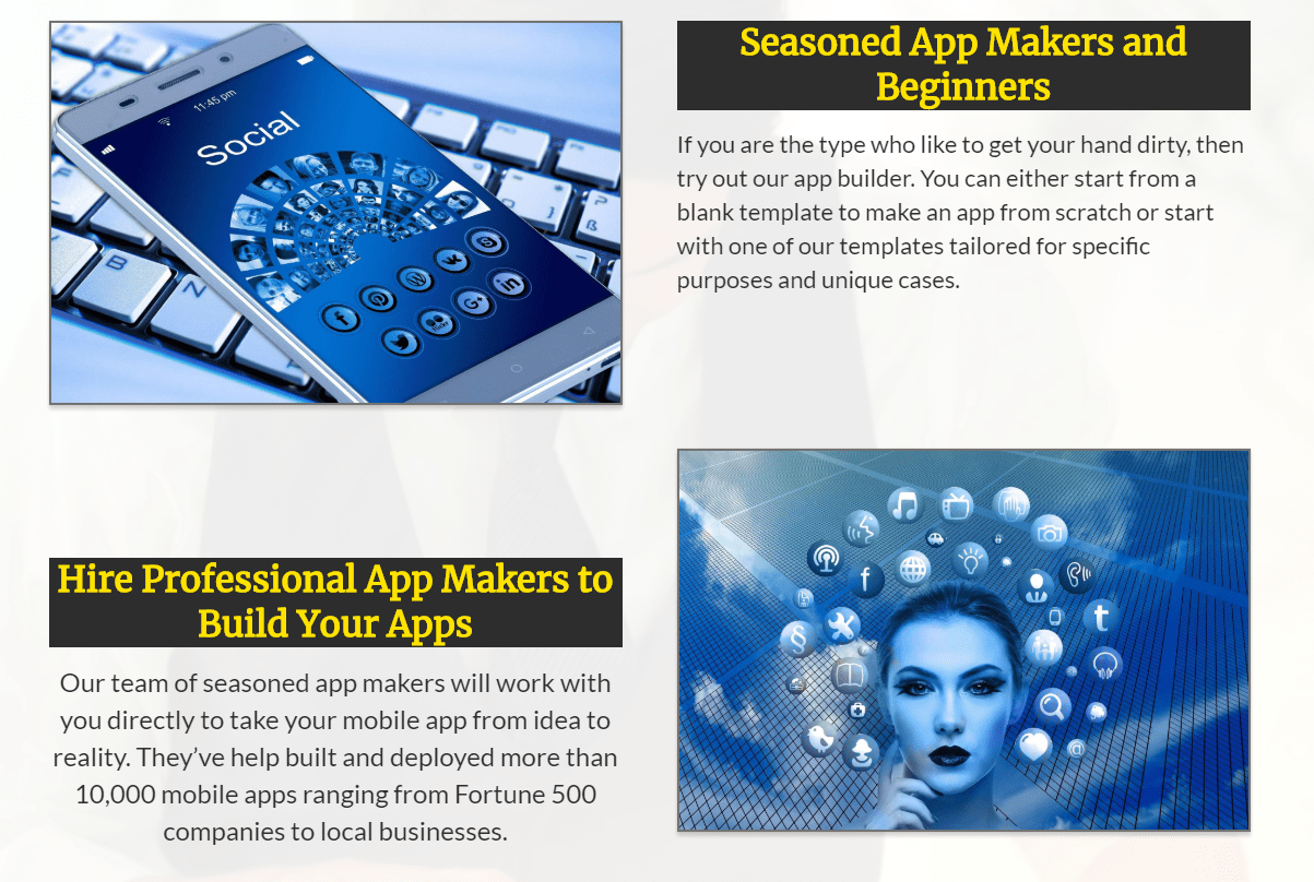 App Builder Pro "Let Us Teach You" developer android