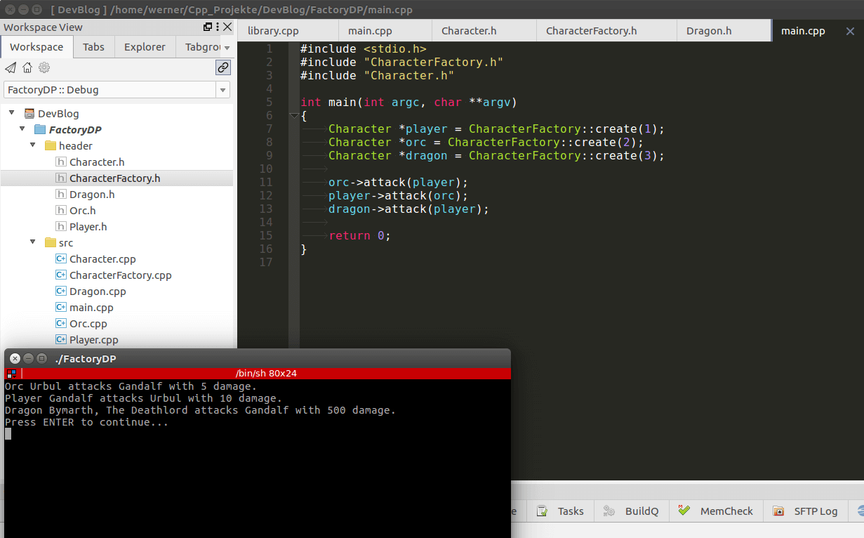 Factory Design Pattern in C++ DeveloperBlog
