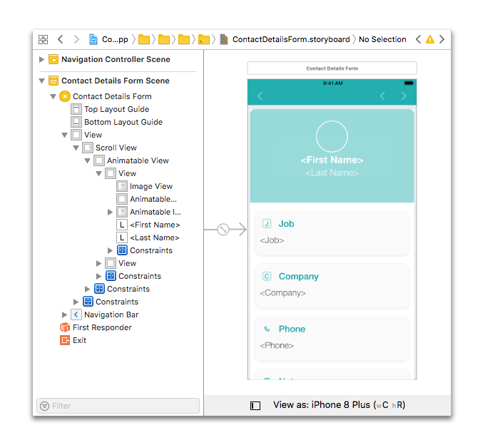 Presentación de Xcode · 4D for iOS