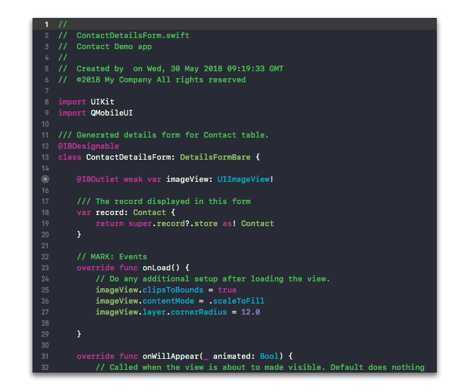 Xcode Overview · 4D for iOS