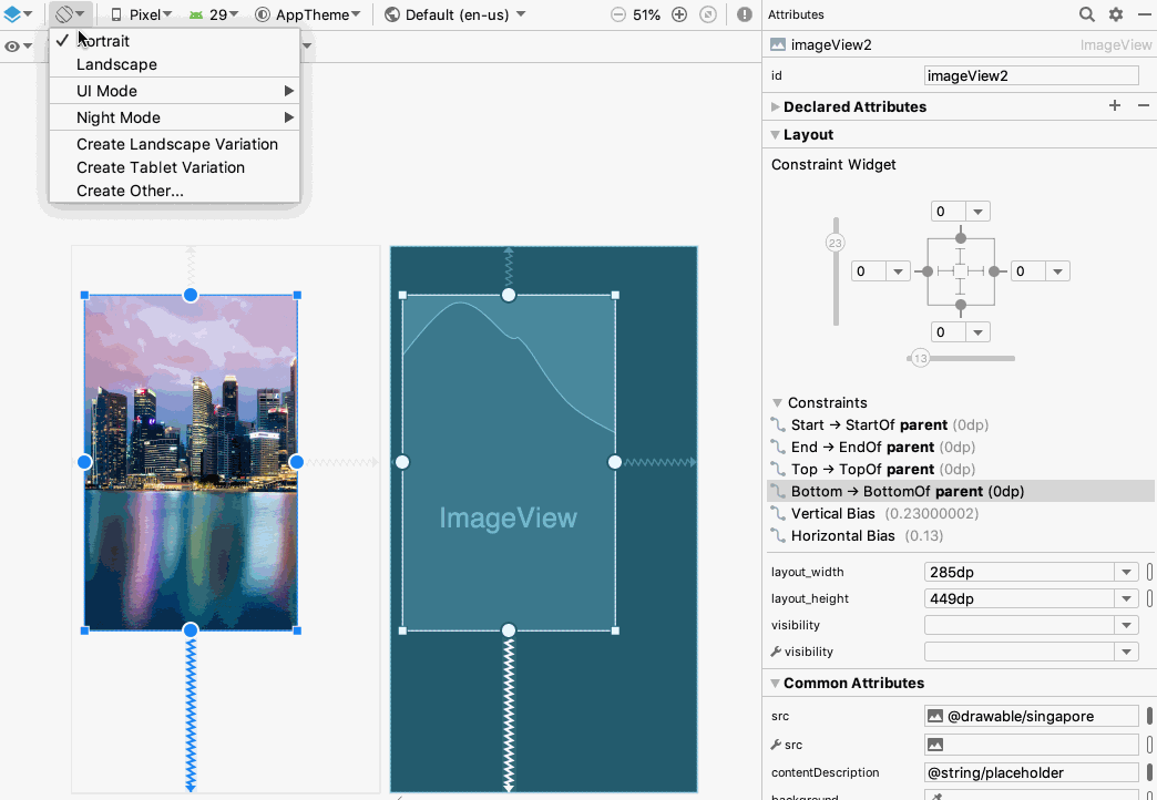 Use ConstraintLayout to design your Android views Android Developers