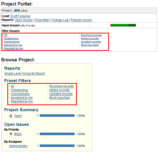 Creating a custom preset filter