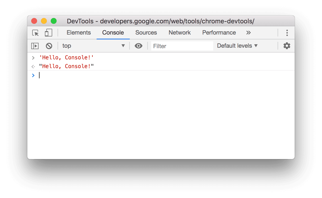 Referencia de las funciones de la consola | Chrome DevTools | Chrome