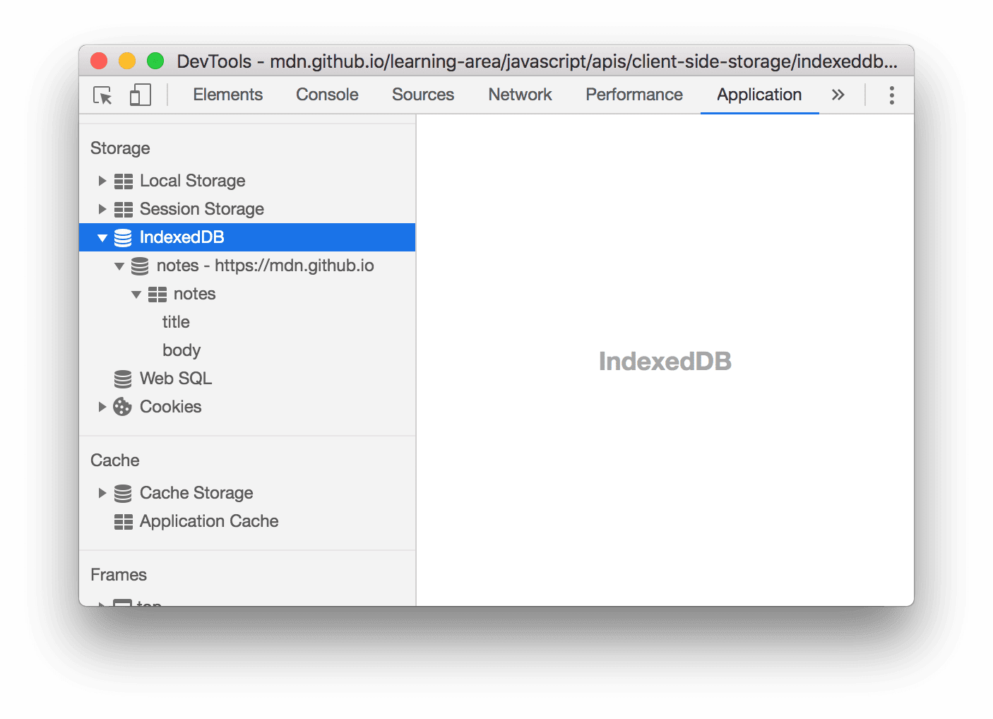 View and change IndexedDB data Chrome DevTools Chrome for Developers