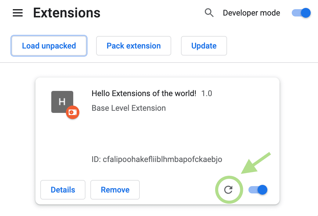 Hello World extension Chrome Extensions Chrome for Developers