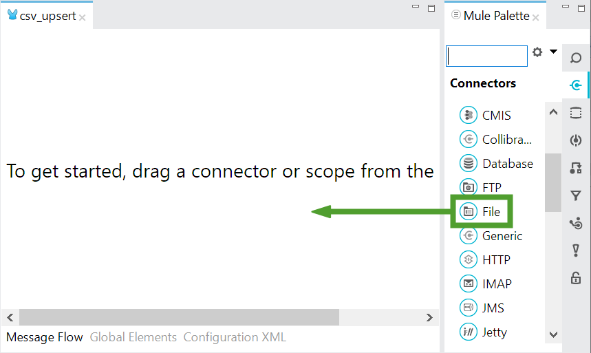 Collibra Connect upsert operation