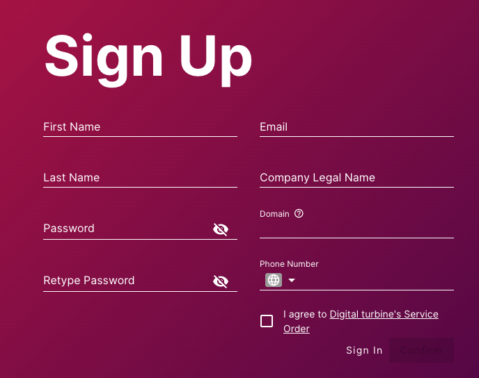 Setting Up DT Exchange – Digital Turbine
