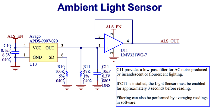 Ambient Light Sensor Circuit Diagram Wiring View and Schematics Diagram
