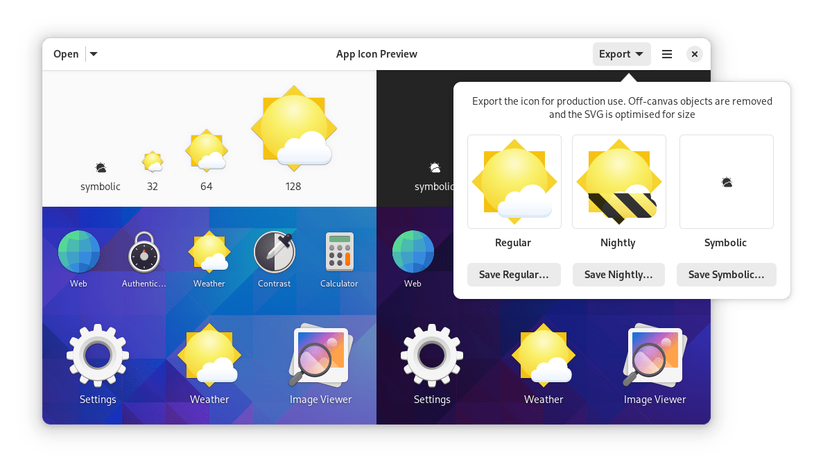 App Icons GNOME Human Interface Guidelines