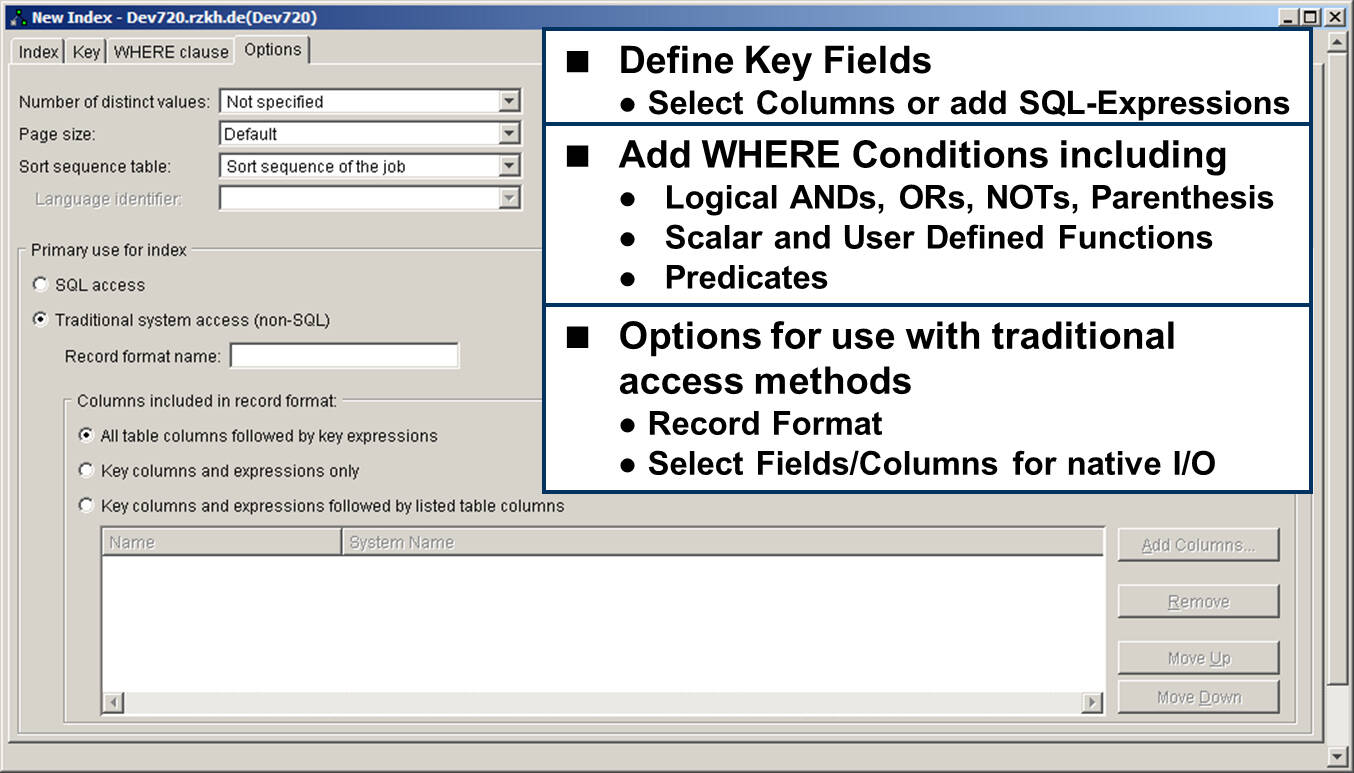 SQL indexes and native I/O no contradiction IBM Developer