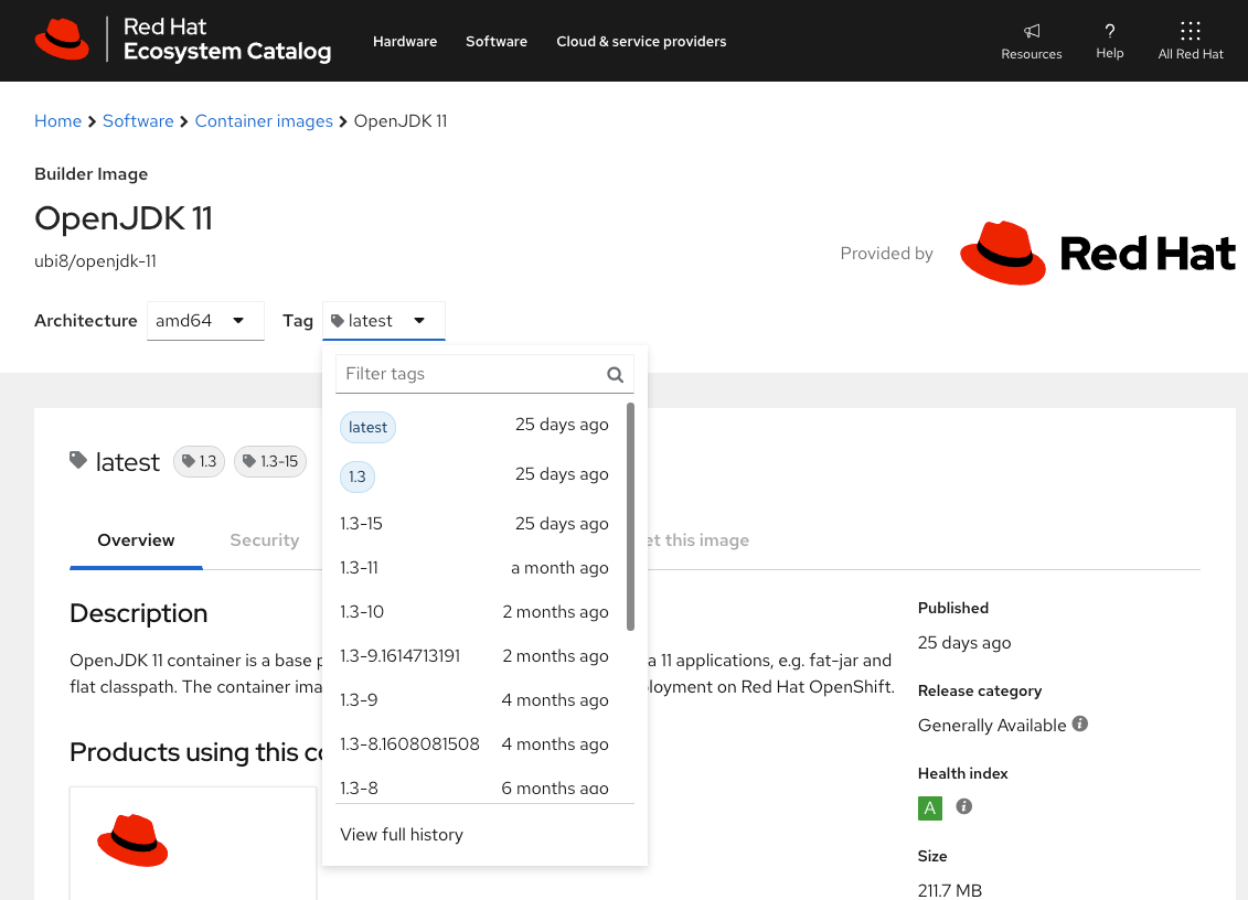 Build a Red Hat OpenShift certifiable image from a complex application
