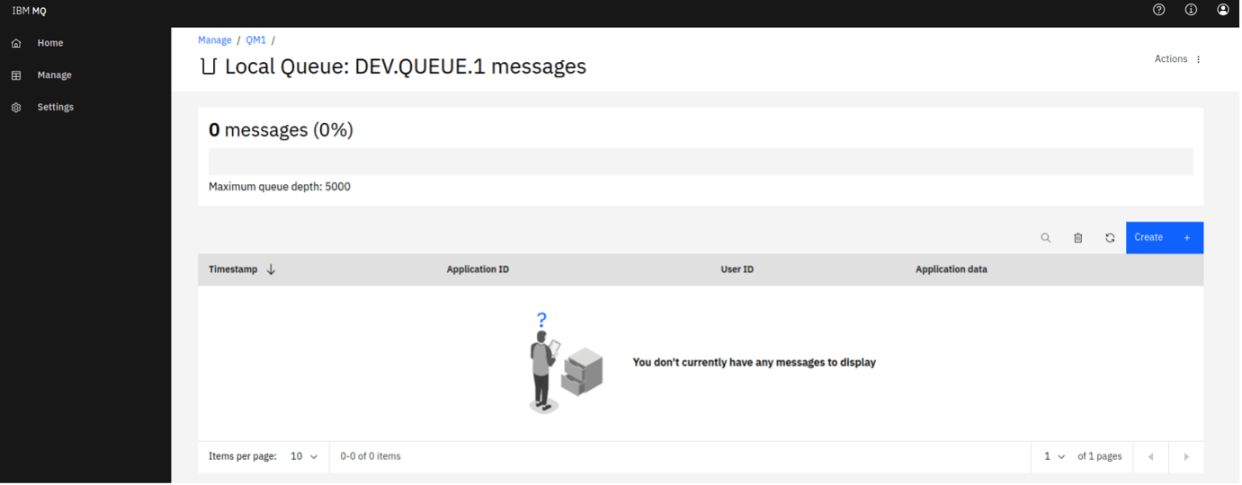 Get an IBM MQ queue for development running on Azure IBM Developer