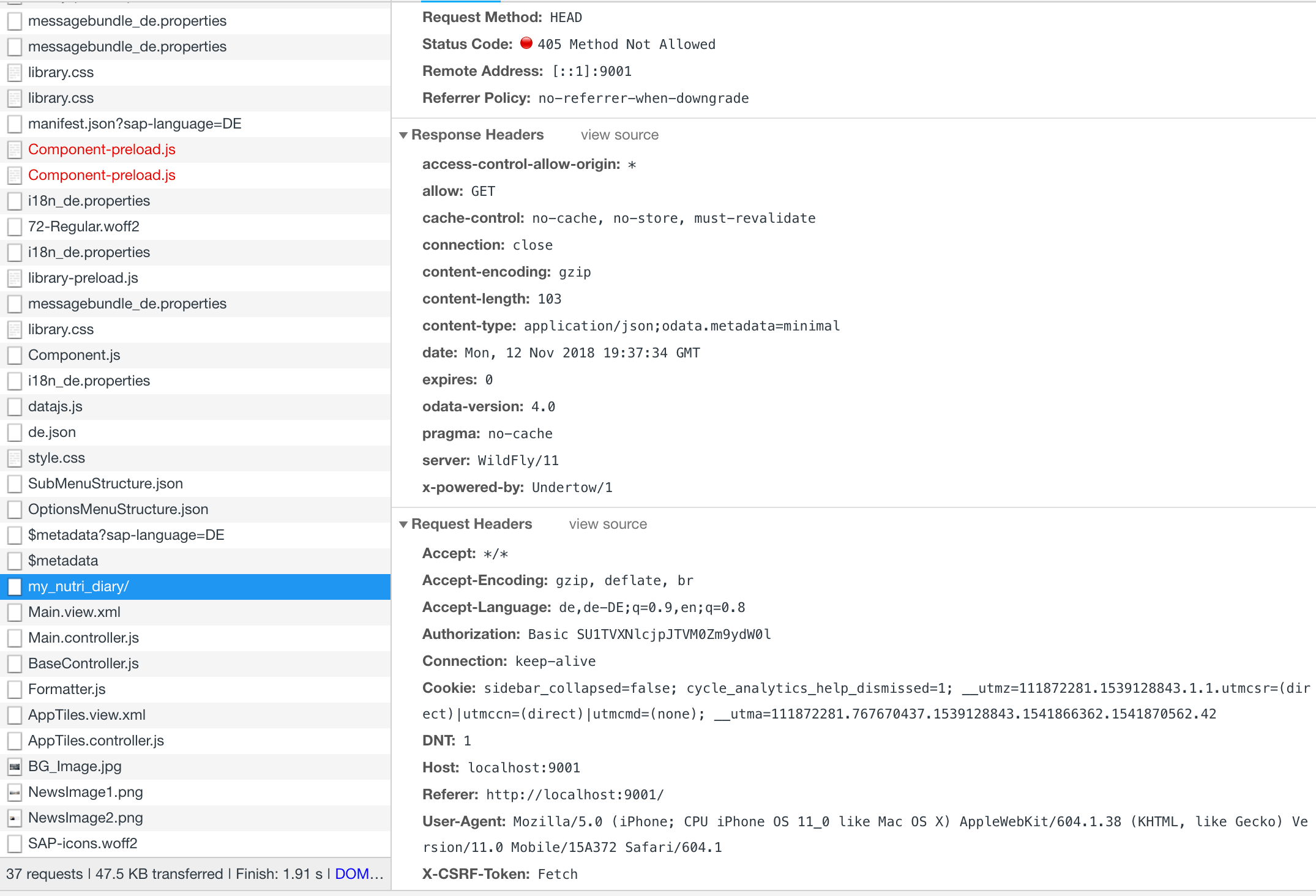 Teiid 11.2.0 / Wildfly 11.2 with SAPUI5 / OPENU... Content