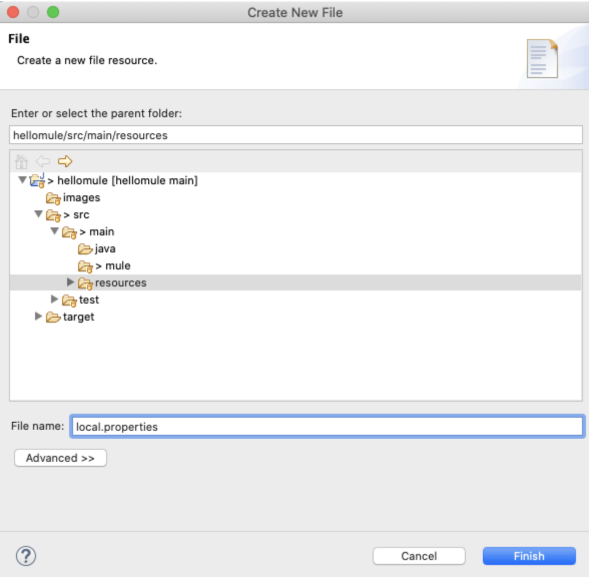 How to set up your global elements and properties files in Anypoint