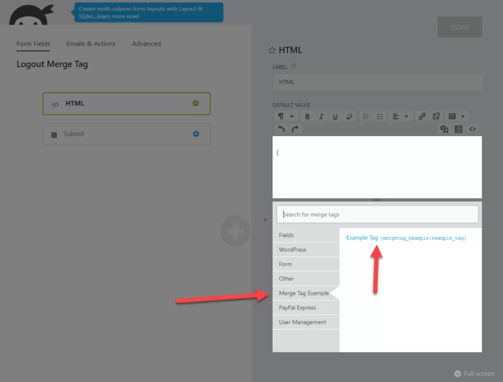 Creating Merge tags Ninja Forms Developer Resources