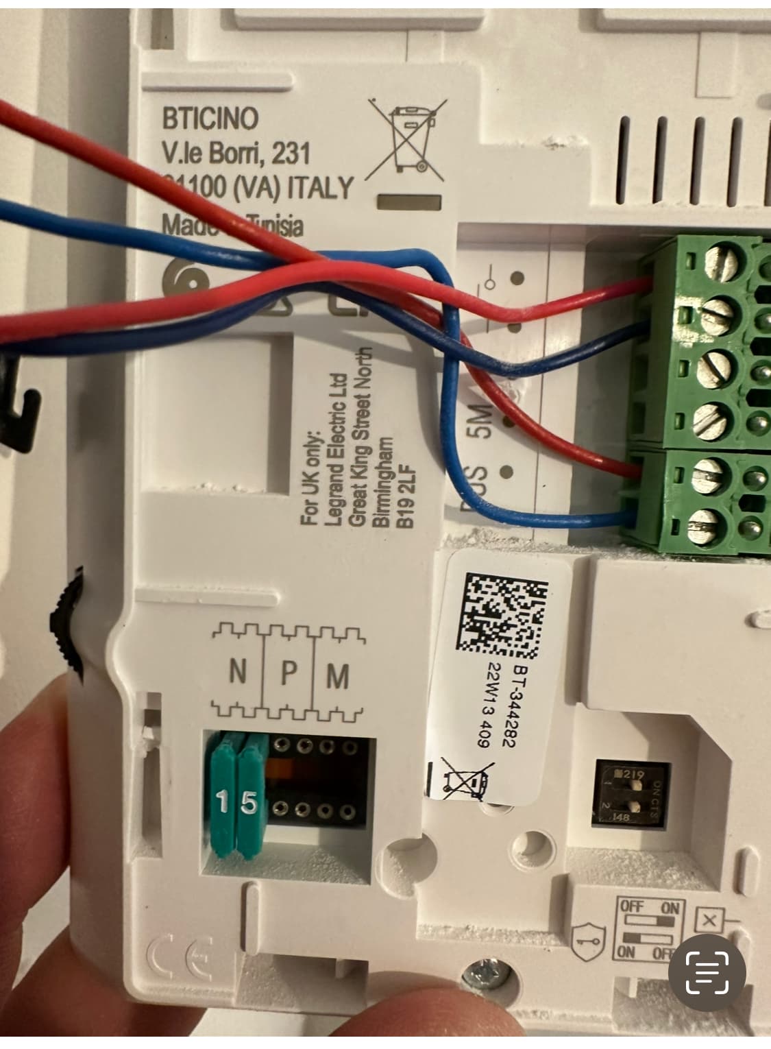 Nuki Opener Btcino 344282 - Bticino - Nuki Developers