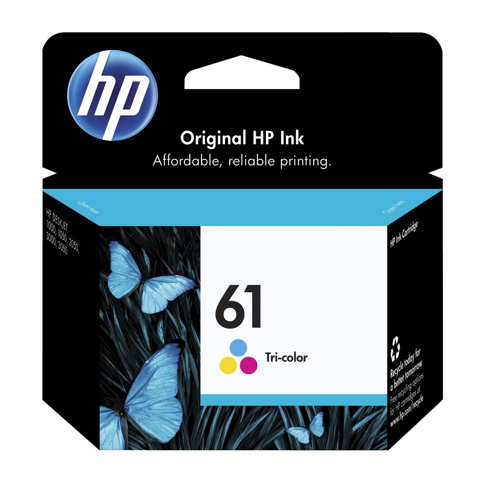 HP61 CH562WA INK CARTRIDGES COLOUR Office and Home Supplies Ltd.