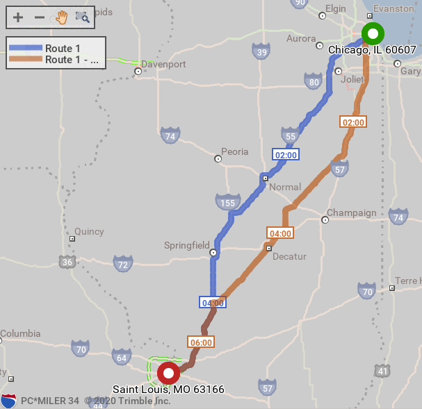 Truck Routing Trimble Maps Development Platform