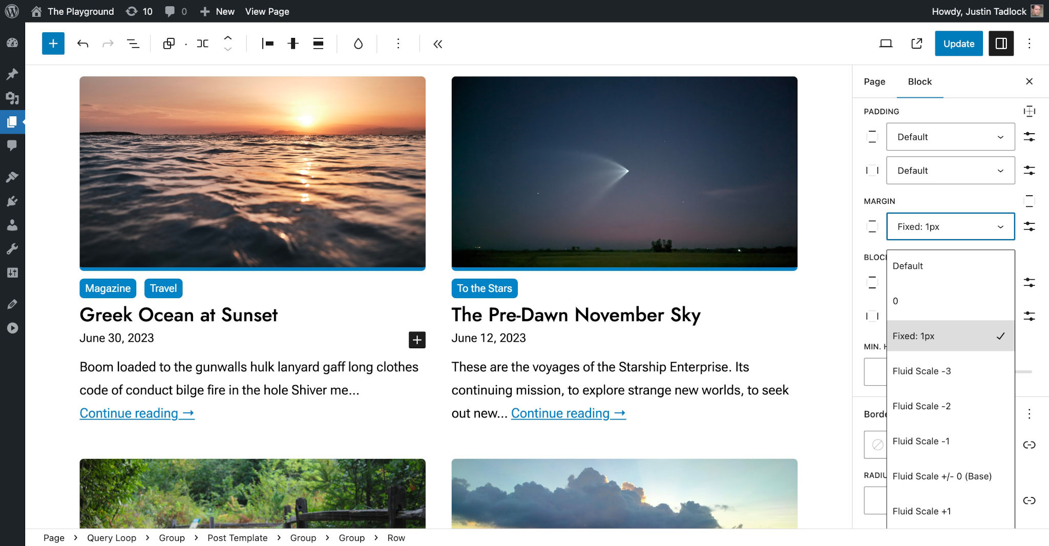 Spacing Theme Developer Handbook WordPress Developer Resources