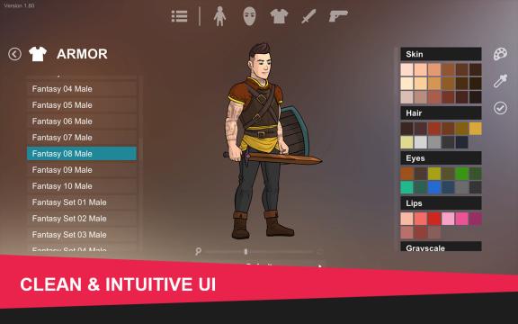 Character Creator 2D Unity Asset