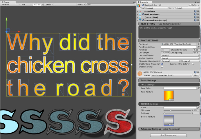 Text Mesh Pro Unity Asset