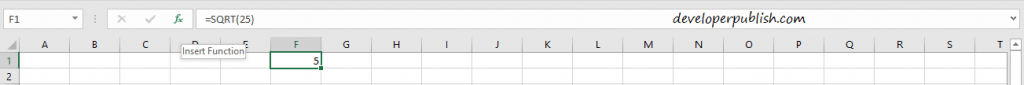 How to find the square root of a number in Excel? Excel