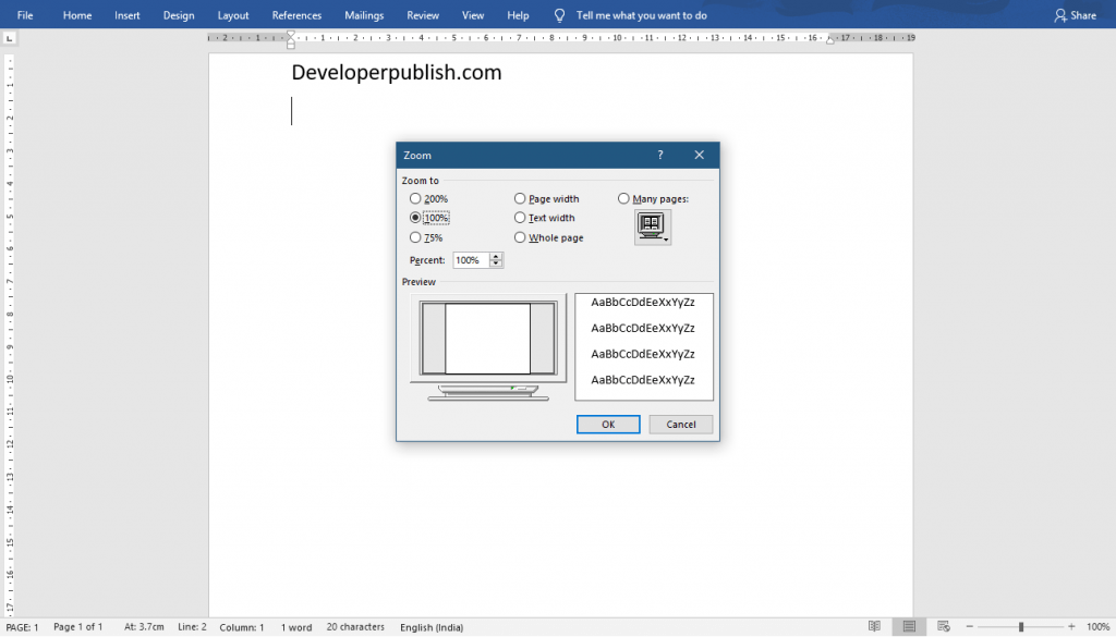 How to Make Text look larger or smaller in Word? Word Tutorials
