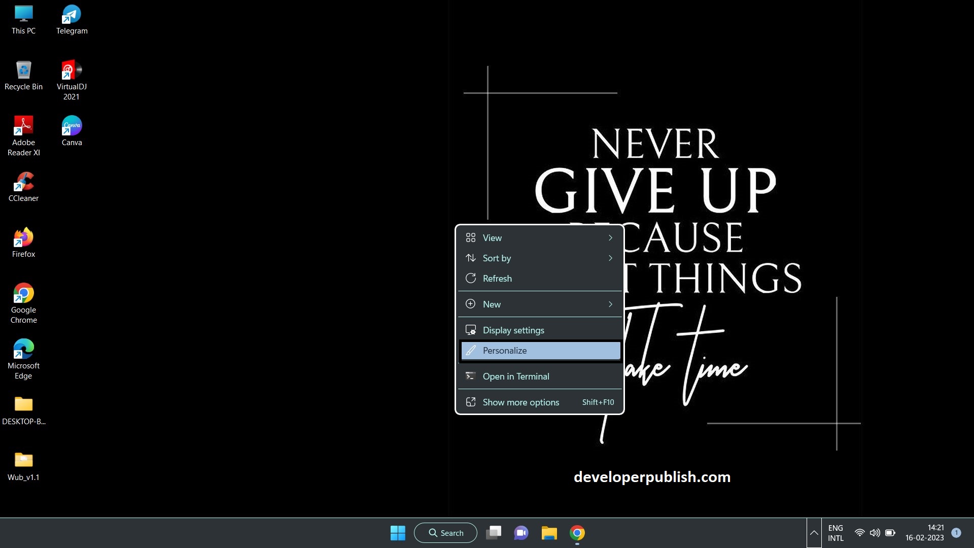 How to Turn on or off Screen Saver in Windows 11?