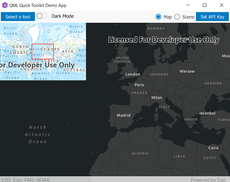 OverviewMap QML Type ArcGIS Maps SDK for Qt Esri Developer