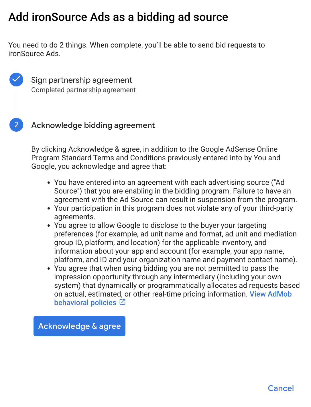 Integrate ironSource Ads with mediation Android Google for Developers