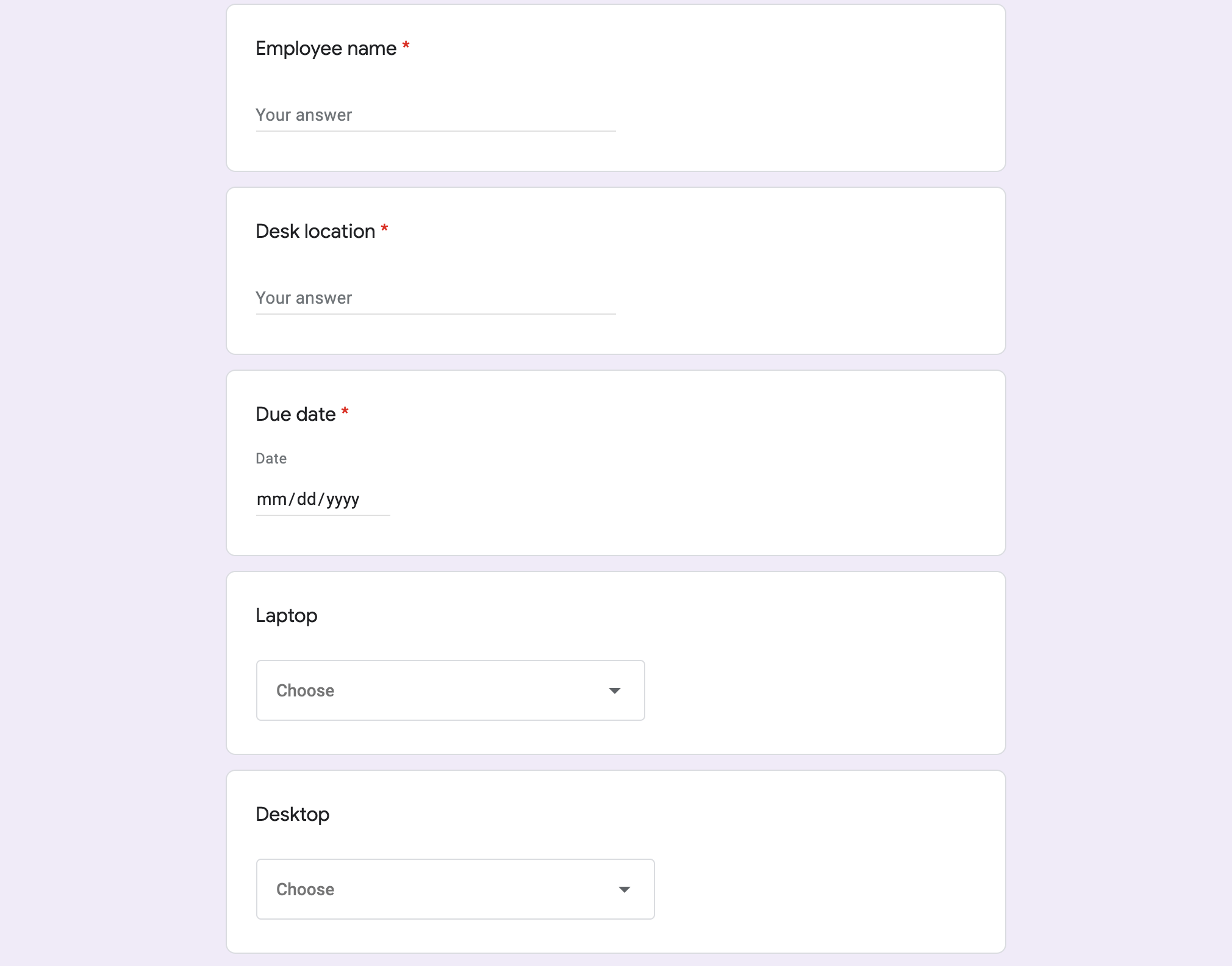 Office Supply Order Form Template