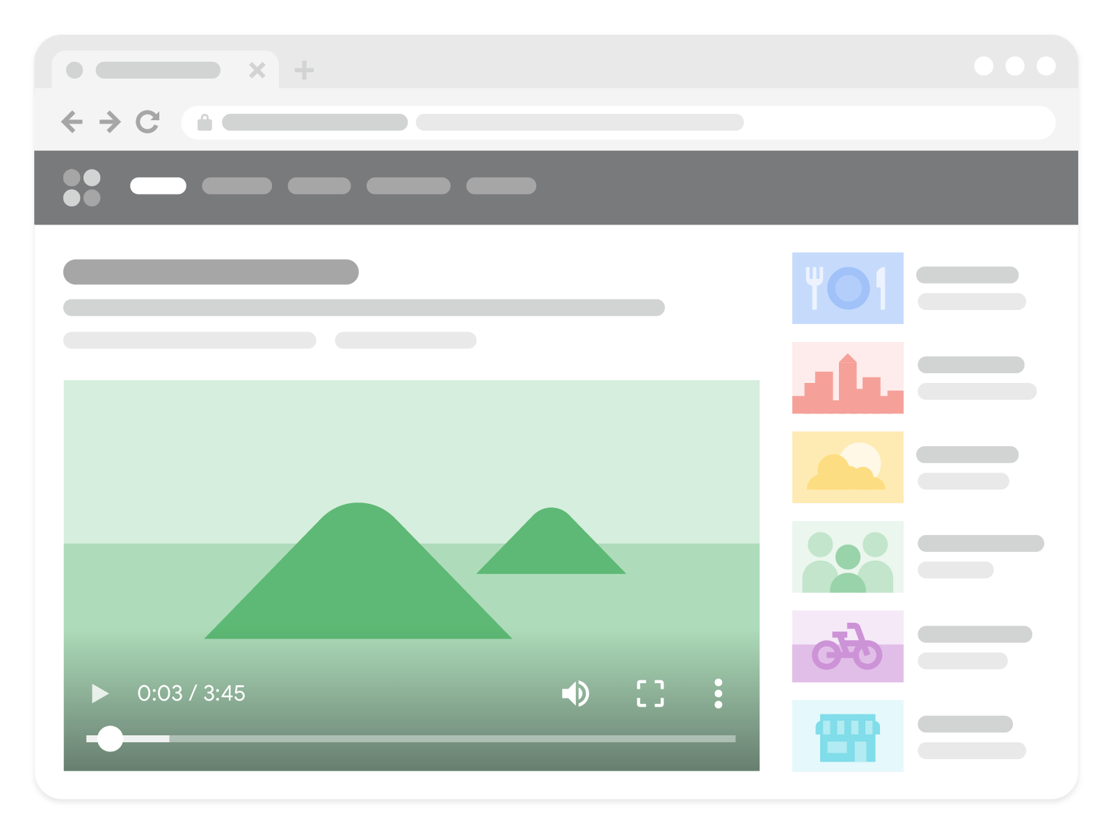 Video Mode Now Only Show Pages Where Video Is The Main Content