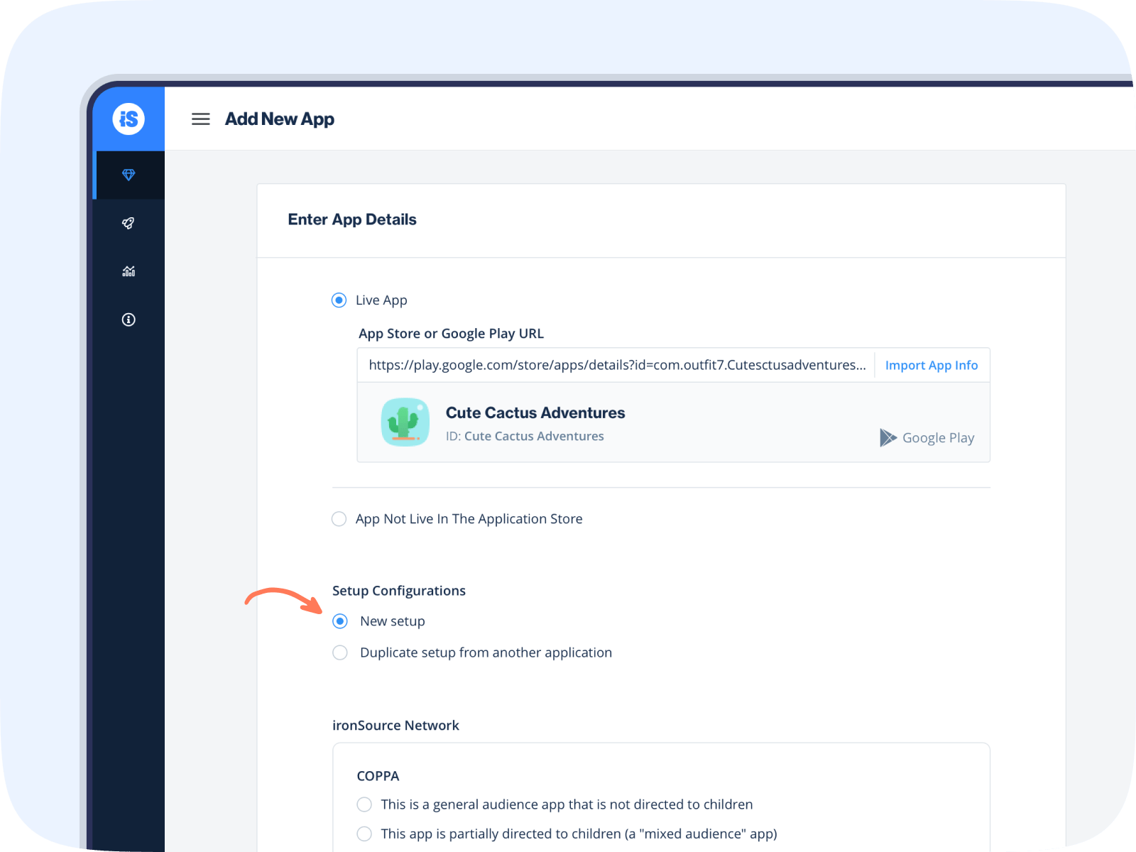 How to add an app to your account ironSource knowledge center