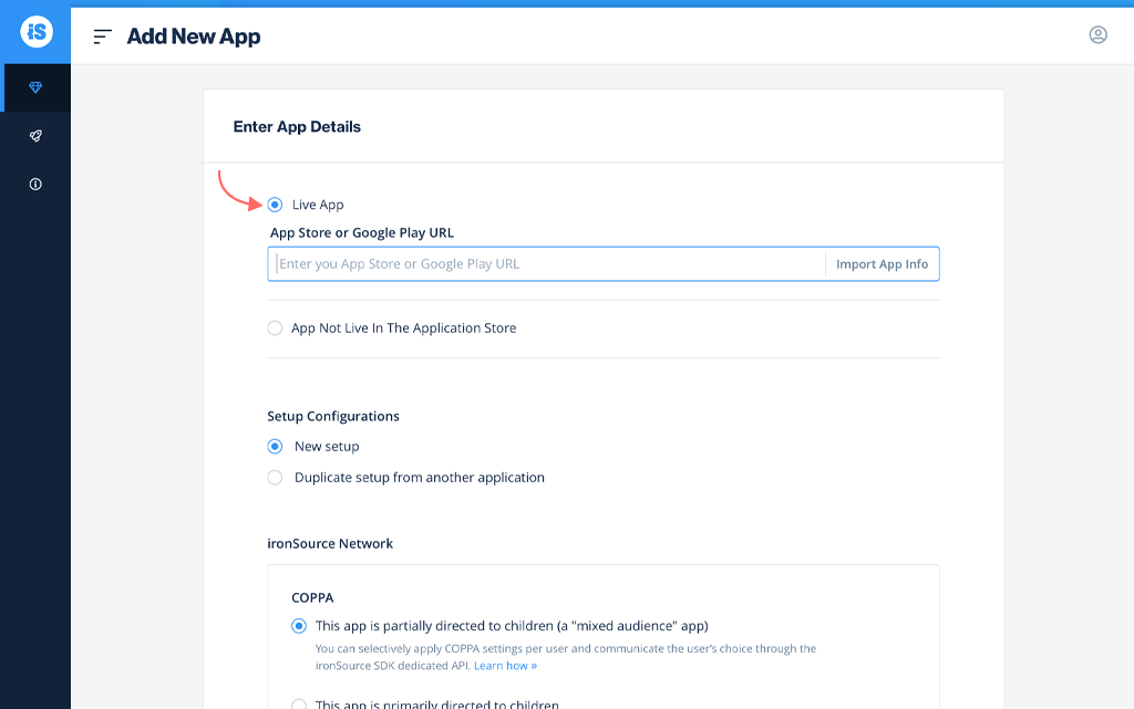 How to add an app to your account ironSource knowledge center
