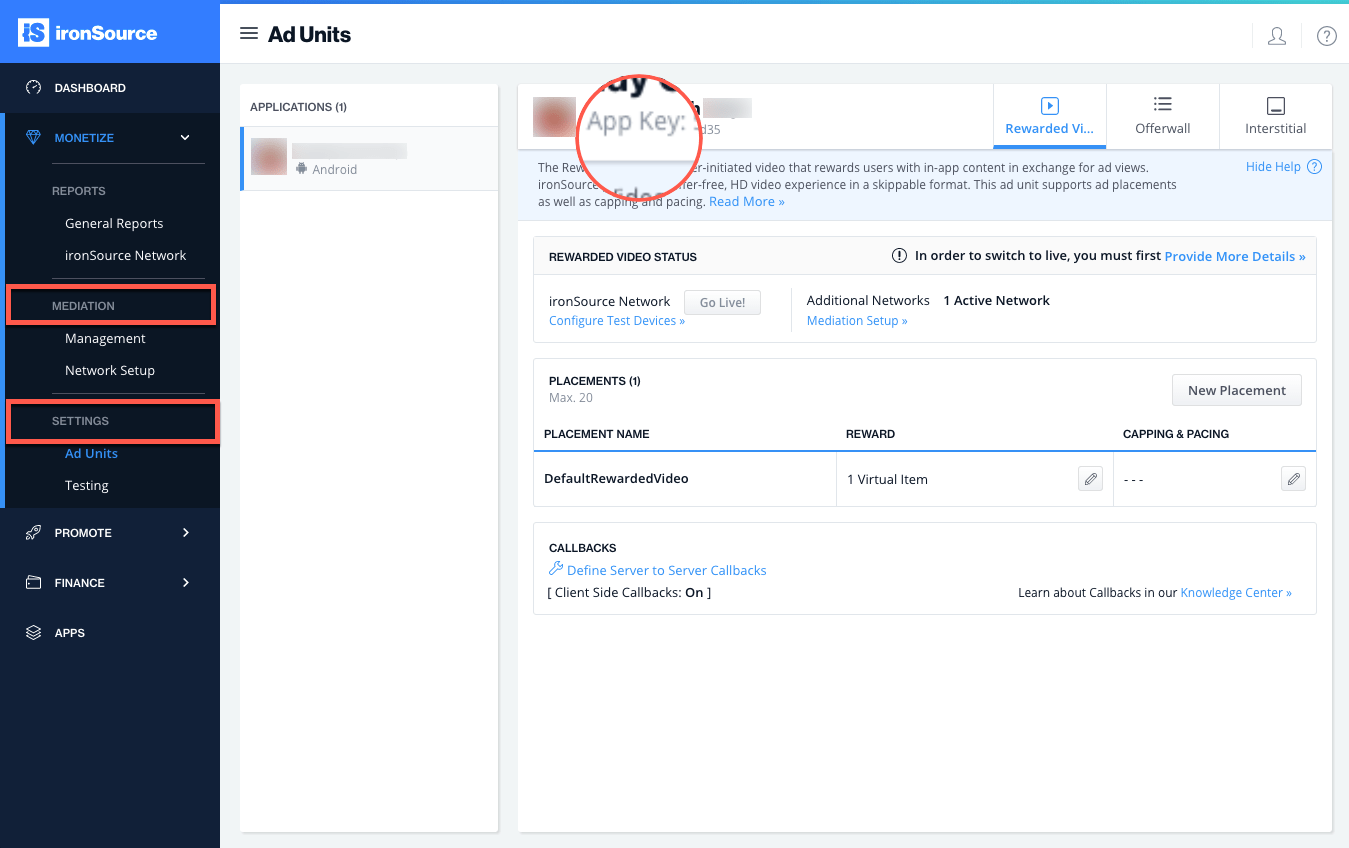 Rewarded Video Integration for Android IronSource Knowledge Center
