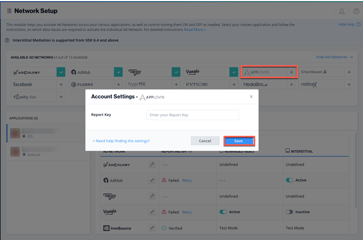 AppLovin Mediation Integration Guide for Unity IronSource Knowledge