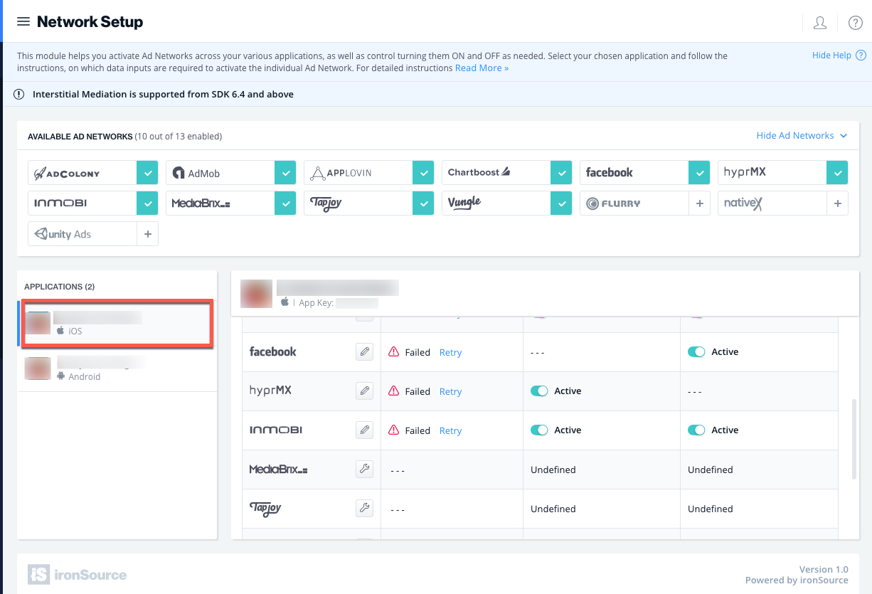 MediaBrix Mediation Integration Guide IronSource Knowledge Center