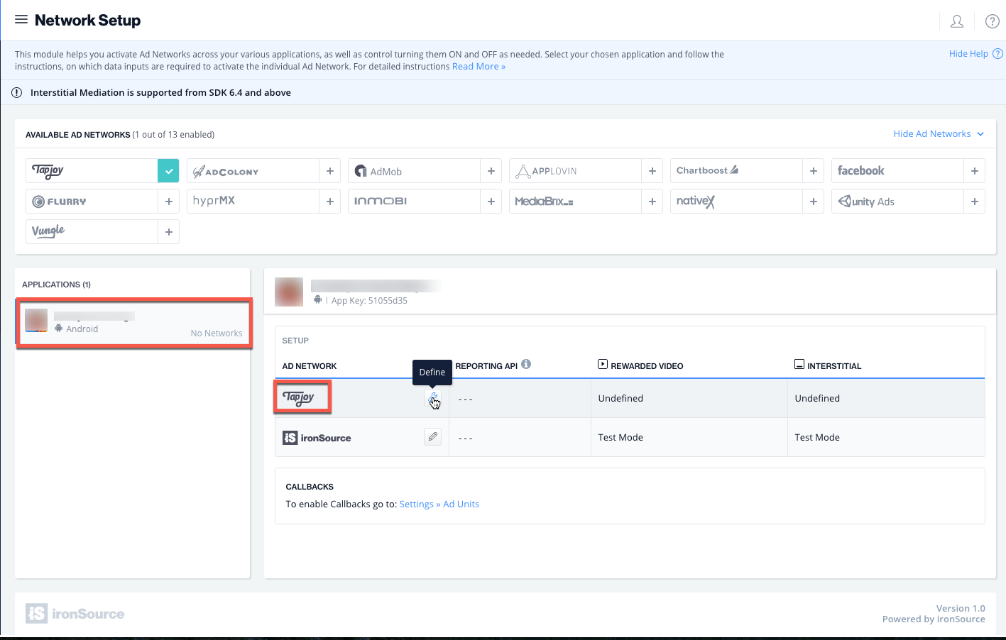 Tapjoy Integration Guide IronSource Knowledge Center