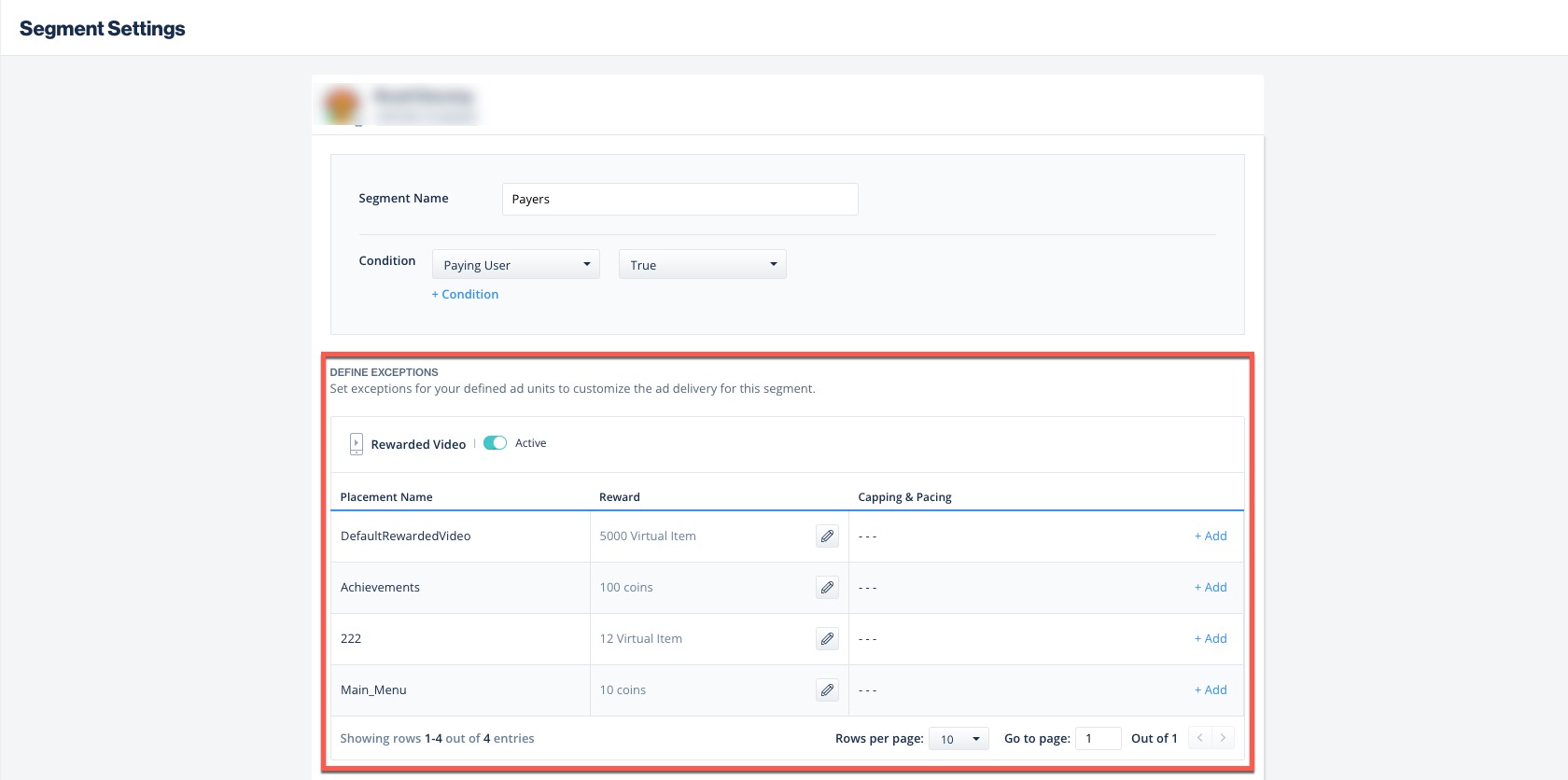 Segments IronSource Knowledge Center