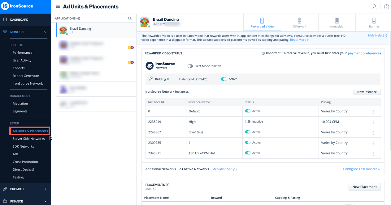 Inapp bidding basics ironSource knowledge center