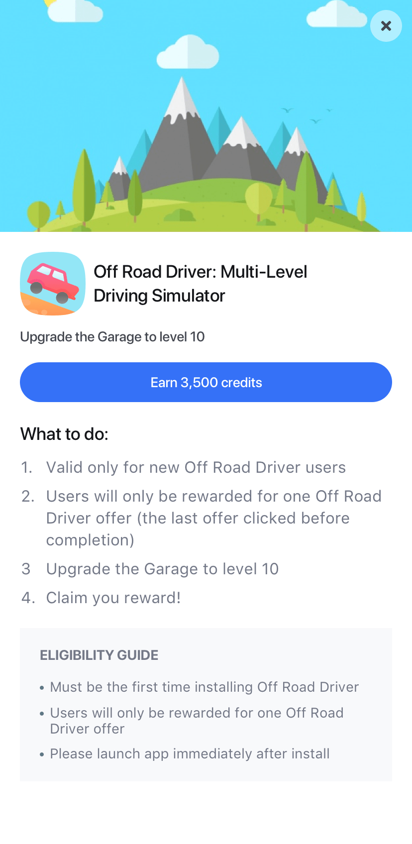 Offerwall intermediate page rich media IronSource Knowledge Center