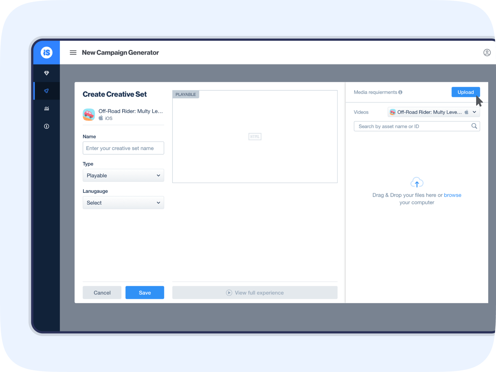 Submit an HTML asset for review IronSource Knowledge Center