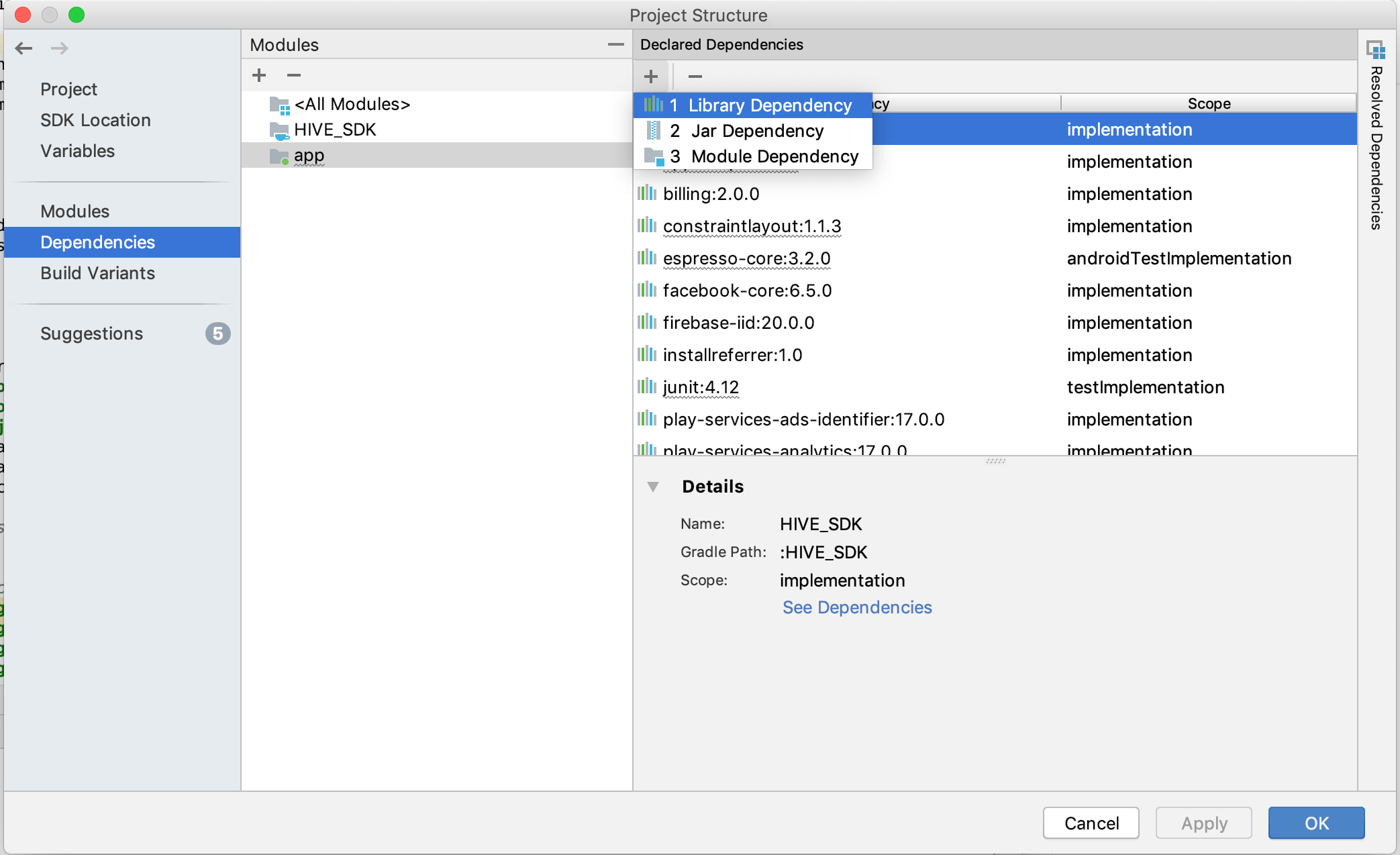 Android Android Studio Hive Developers