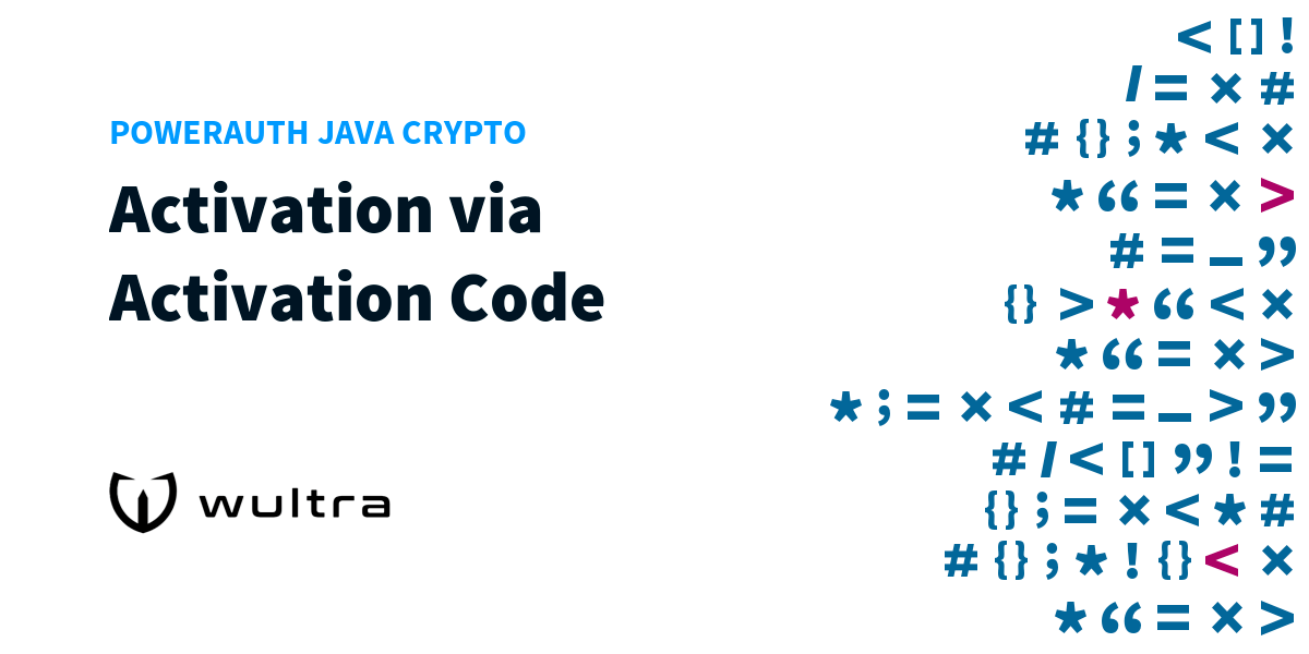 PowerAuth Java Crypto Activation via Activation Code Wultra