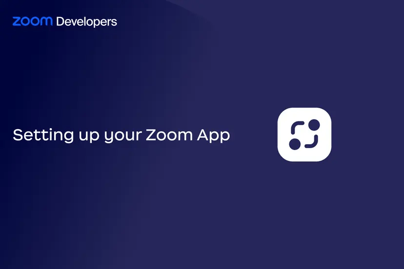 Setting up your Zoom App