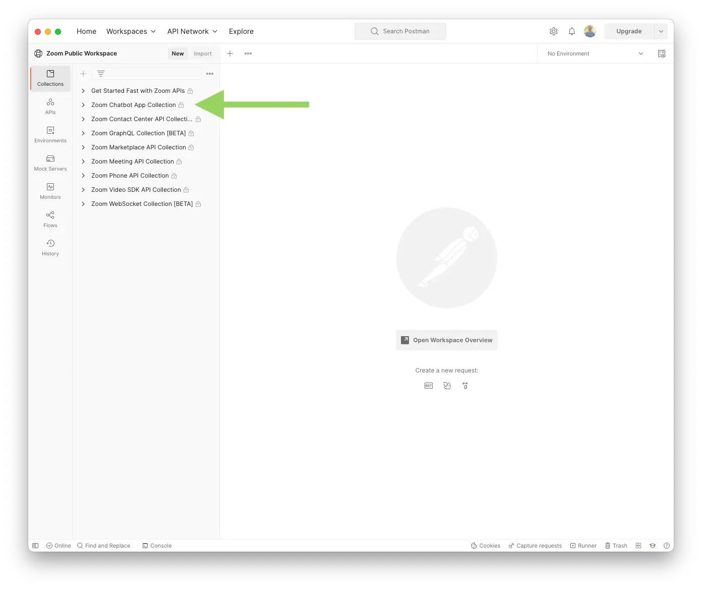 Using Postman to Test Zoom Chat Apps