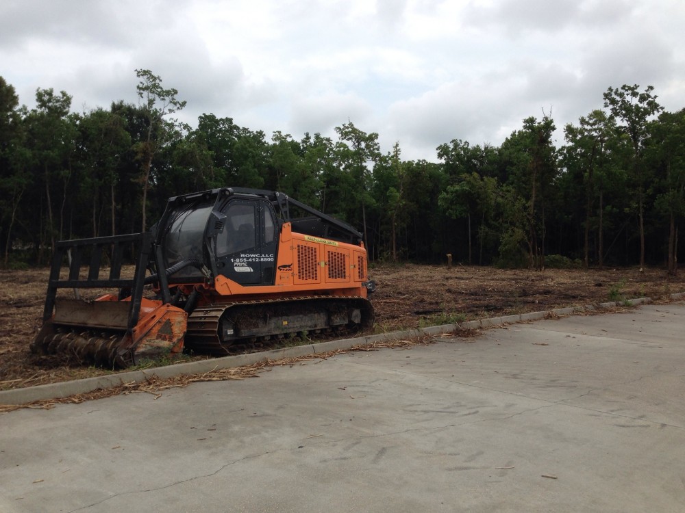 Land Clearing on Robley Drive Developing Lafayette