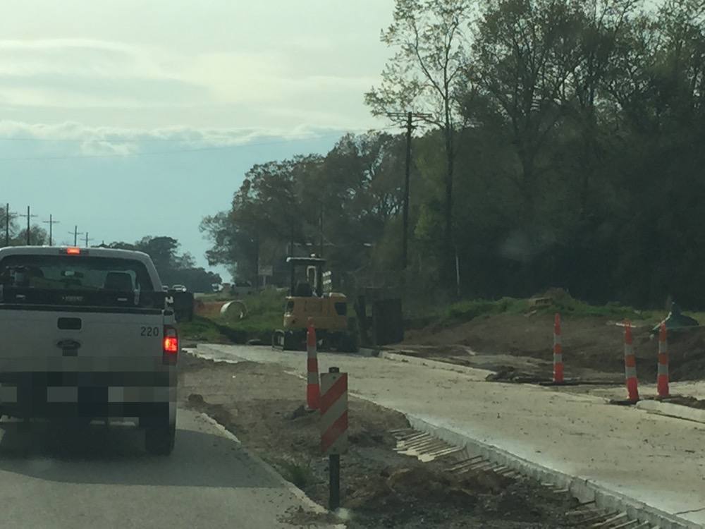 Pont des Mouton Road Construction Progress Developing Lafayette