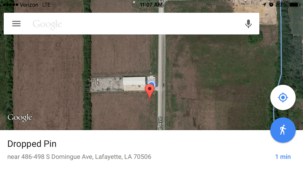 Solar Turbines Building on Domingue Developing Lafayette